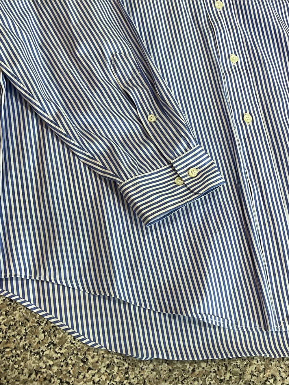 Vintage Ralph Lauren Classic Fit Nautical Button Down Shirt Mens XL 17 1/2 34/35 - Picture 8 of 8